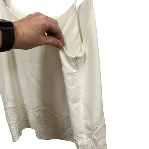 Sugarlips boho style eyelet lace spaghetti strap adjustable tank size medium - Picture 3 of 8